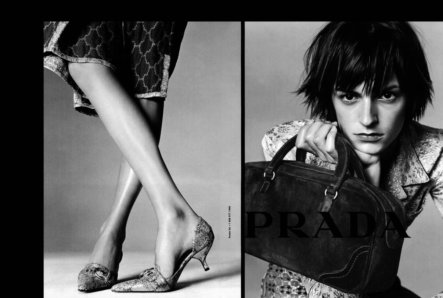 Vintage S/S 2002 Prada Gold Brocade Block Heel Mules / 36 (US 6)