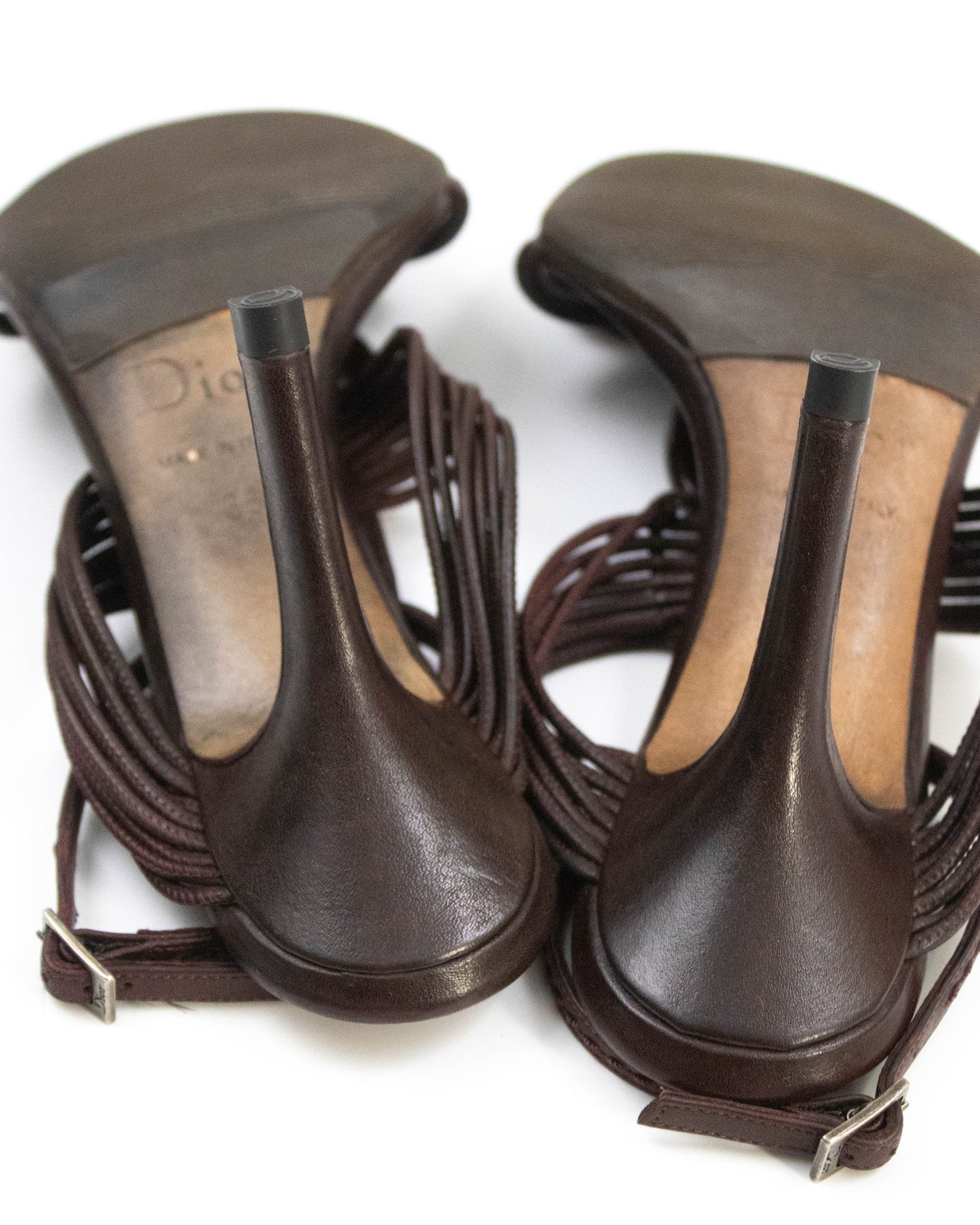 Vintage F/W 2007 Christian Dior by John Galliano Samourai Snake Detail Heels / 36 (US 6)
