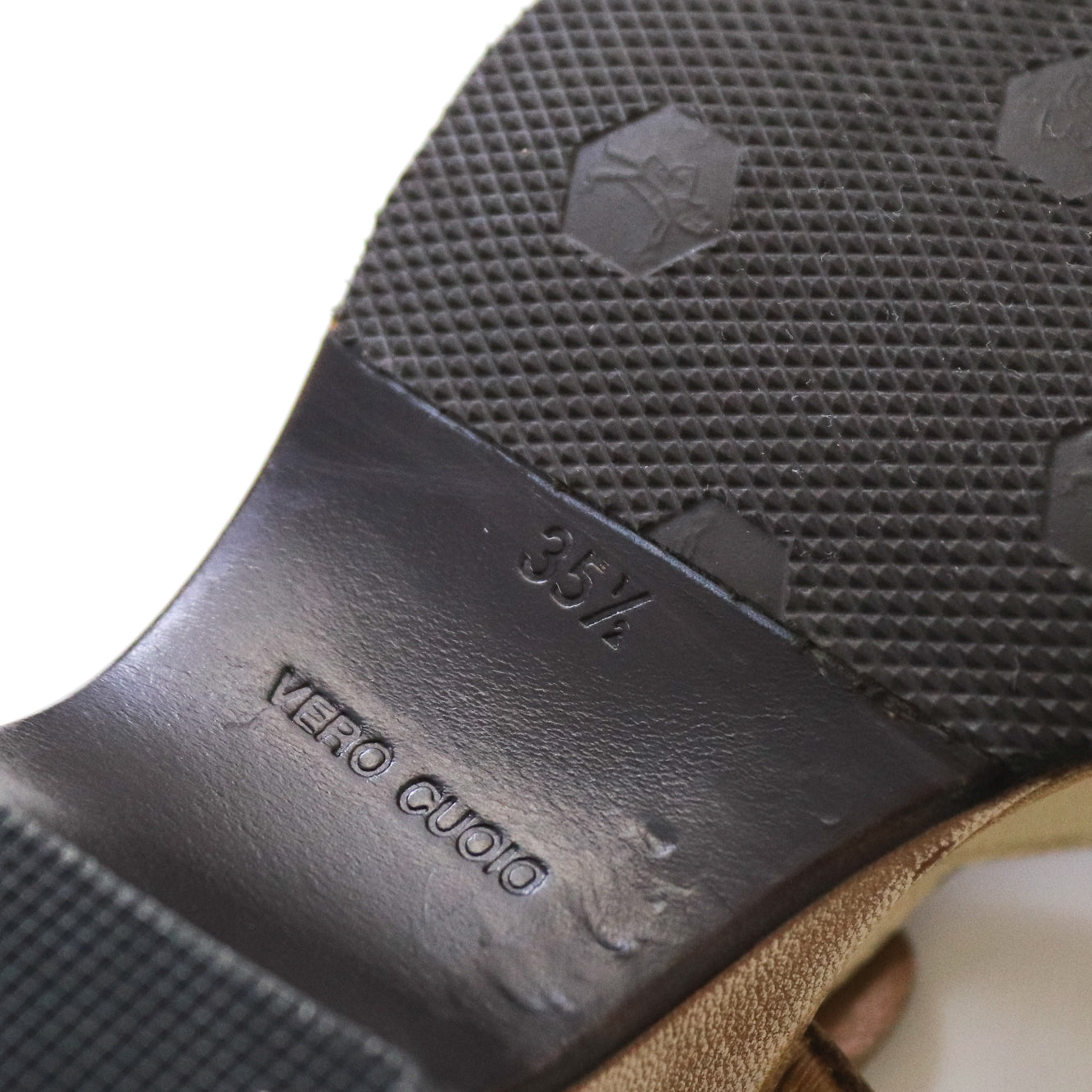 Vintage S/S 1997 Prada Leather Wedge Heels Floral Vine Leaf Applique Mules / 35.5-36 (US 5.5-6)