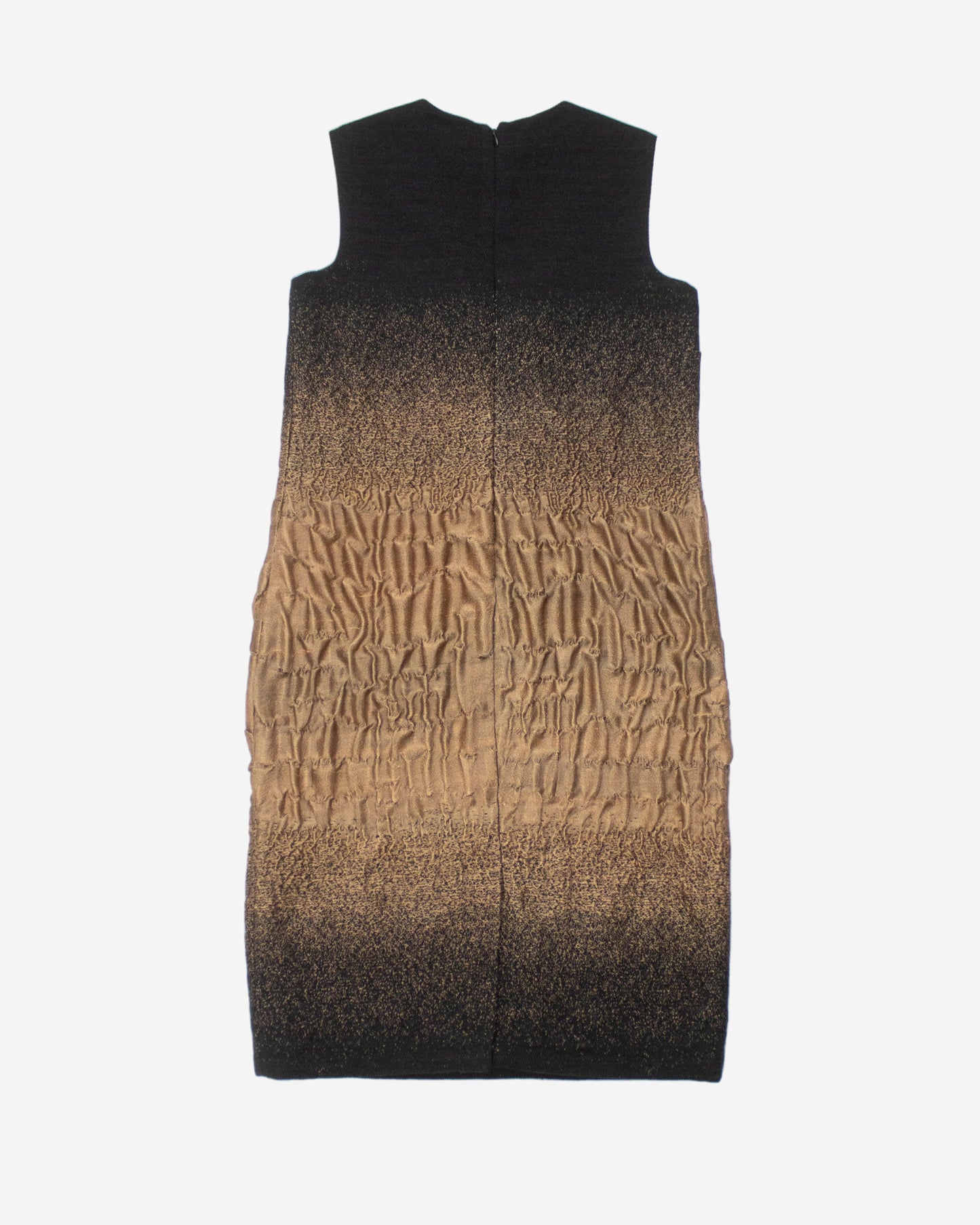 Vintage F/W 2007 Prada Ombré Crinkled Runway Dress / XS-S