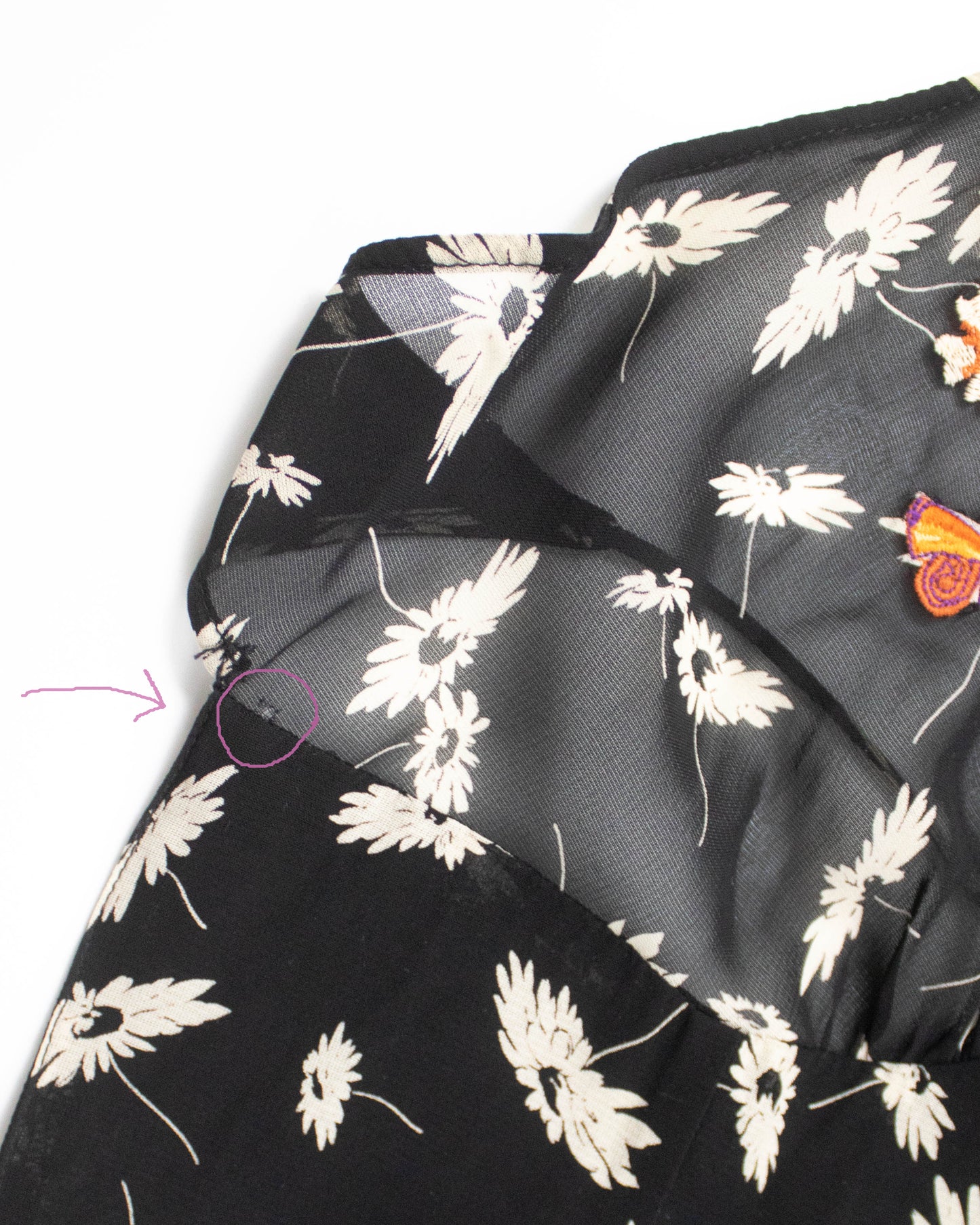 Vintage S/S 2000 Lolita Lempicka Floral Embroidery Runway Dress / S