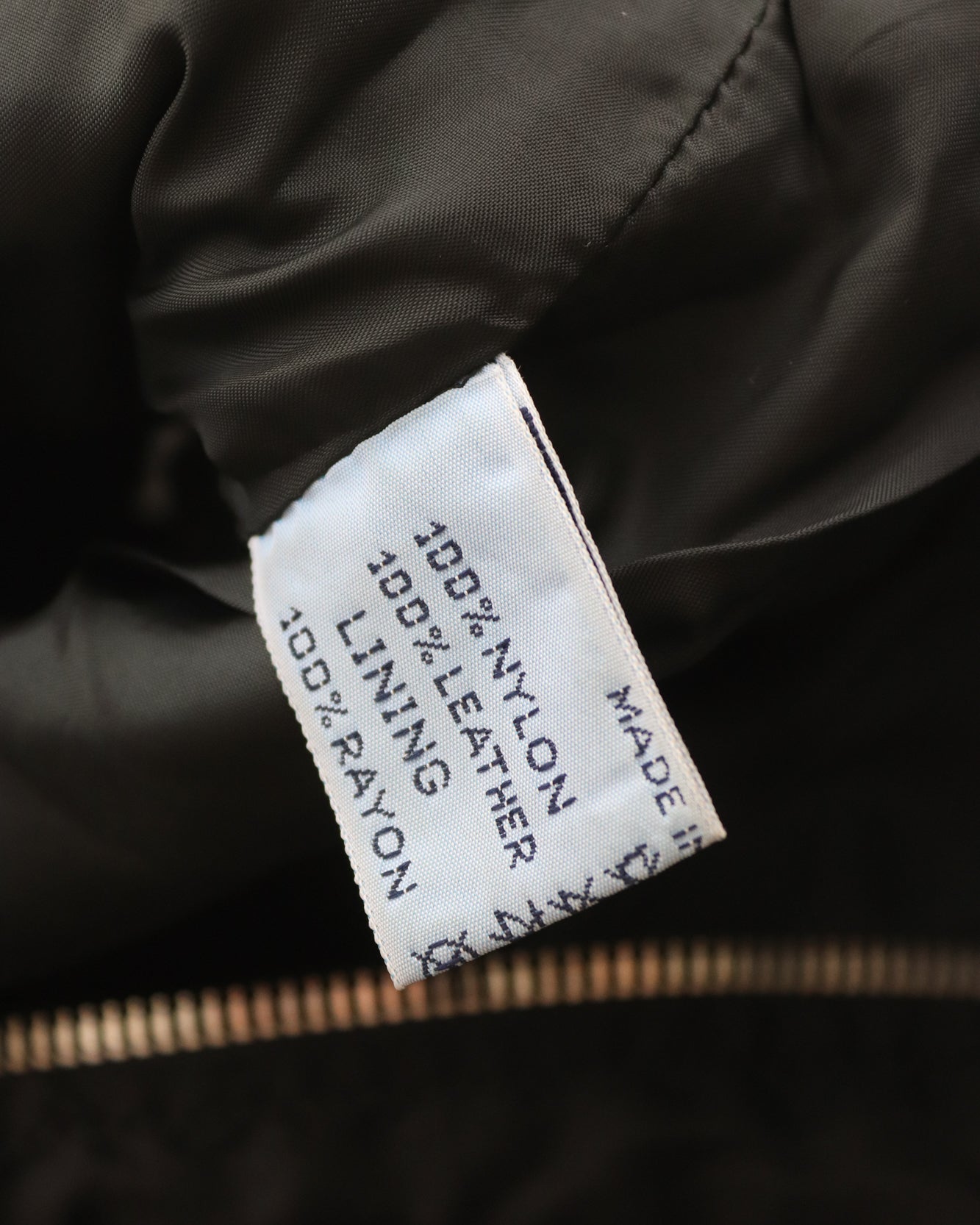 Vintage F/W 1994 Prada Leather Nylon Runway Cropped Belted Vest / M