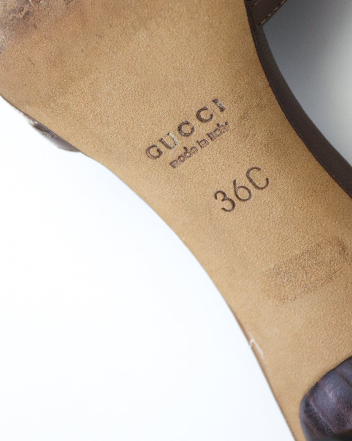Vintage 2000s Gucci Classic GG Monogram Kitten Heel Mules / 36 (US 6)