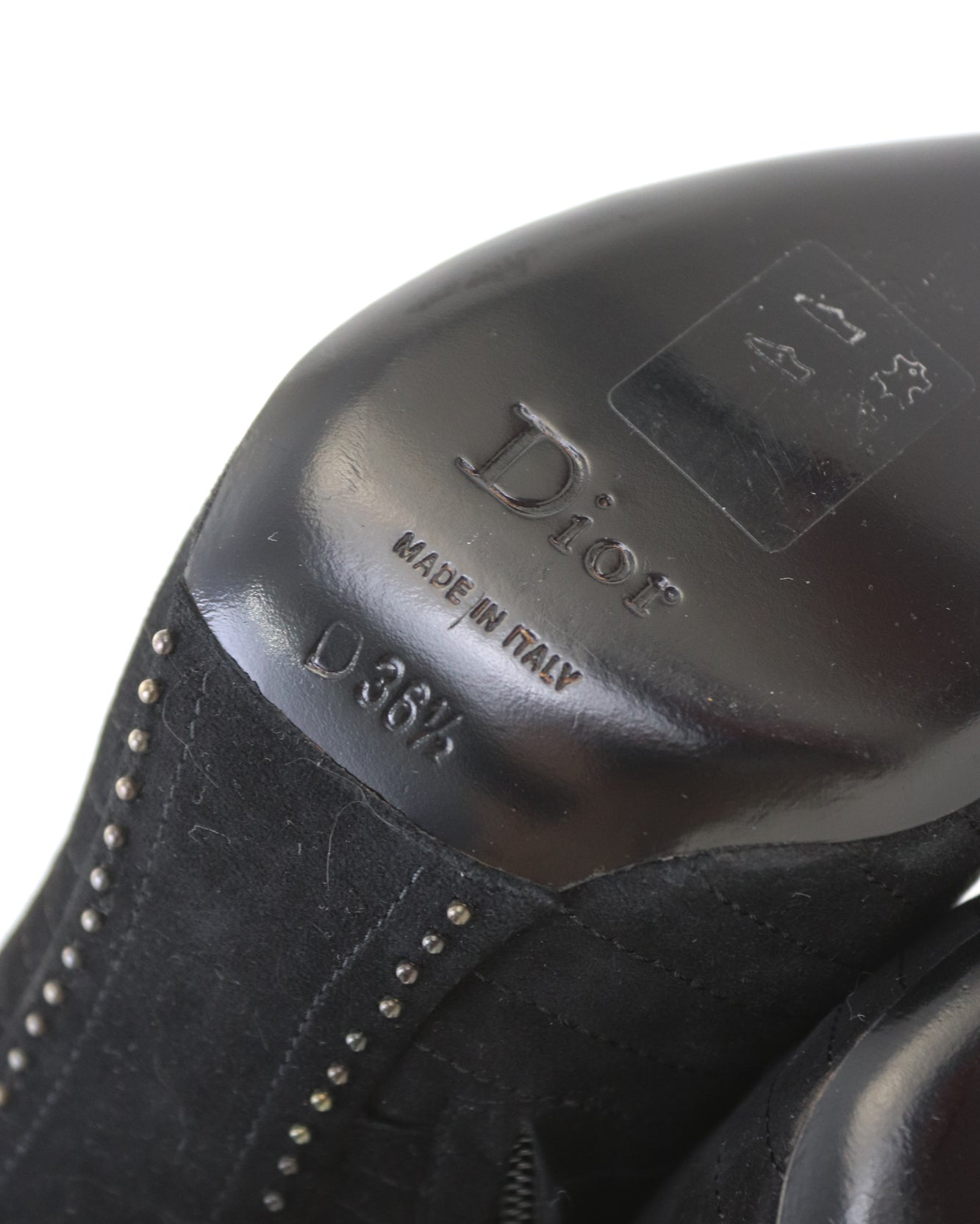 Christian Dior Muse Suede Corset Boots Eyelet Detail / 36.5 (US 6.5)