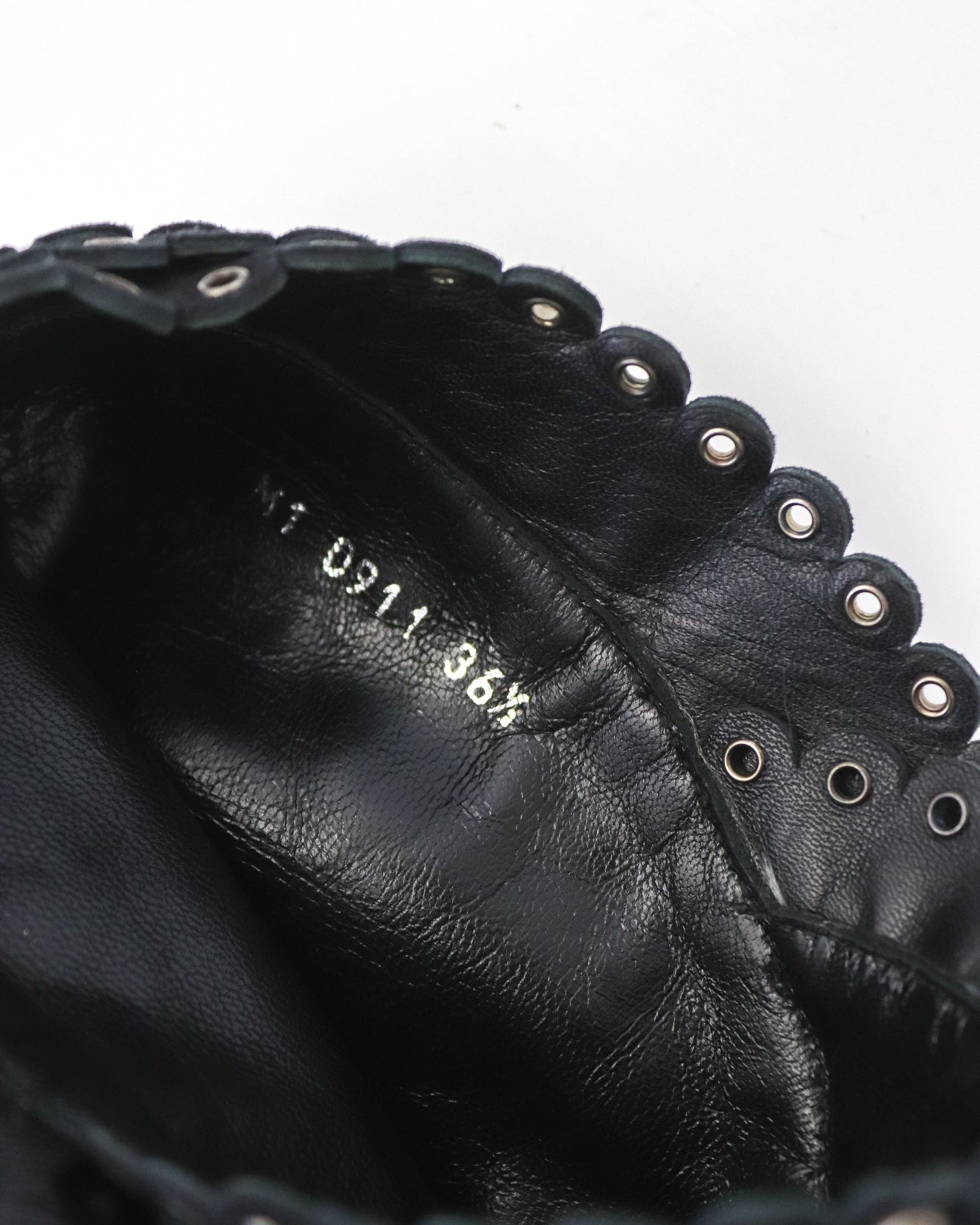 Christian Dior Muse Suede Corset Boots Eyelet Detail / 36.5 (US 6.5)