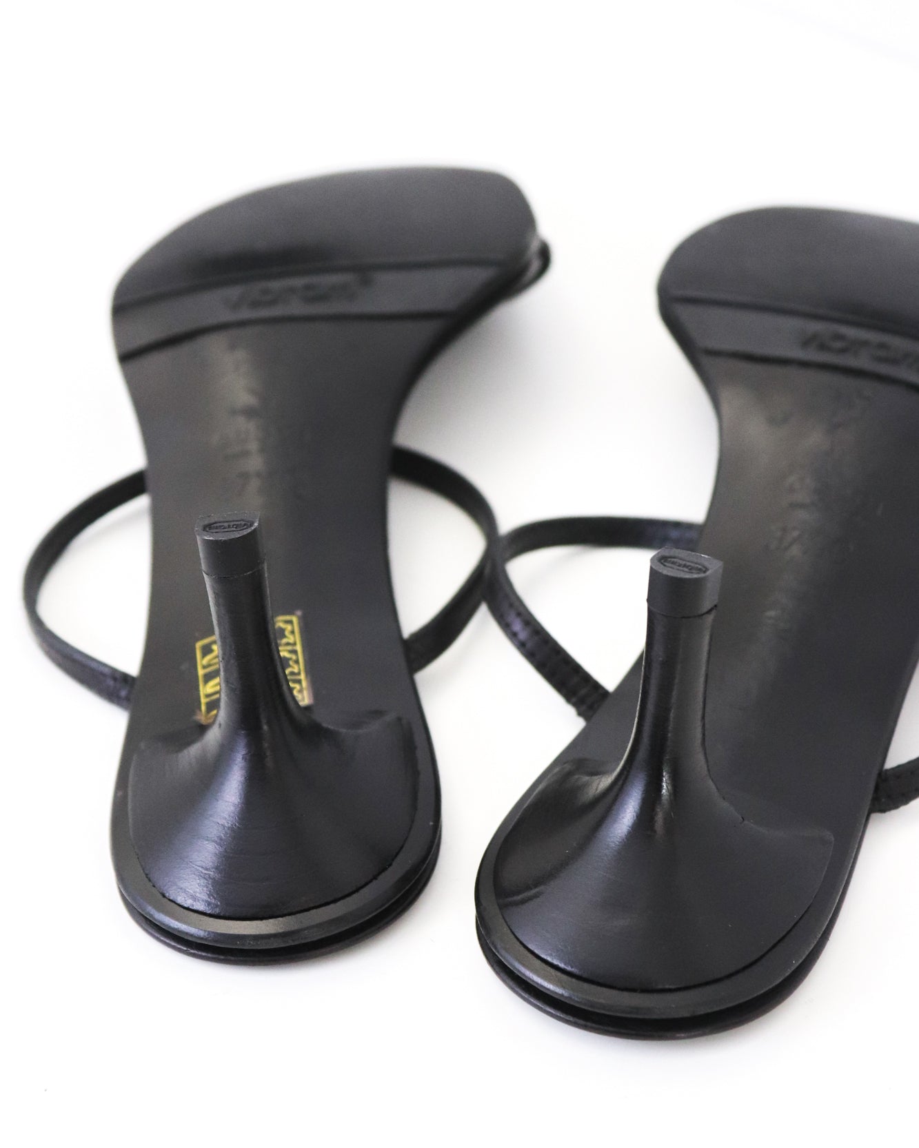 Vintage Gucci by Tom Ford Black Kitten Heel Mules Horsebit Detail / 37.5 (US 7.5)