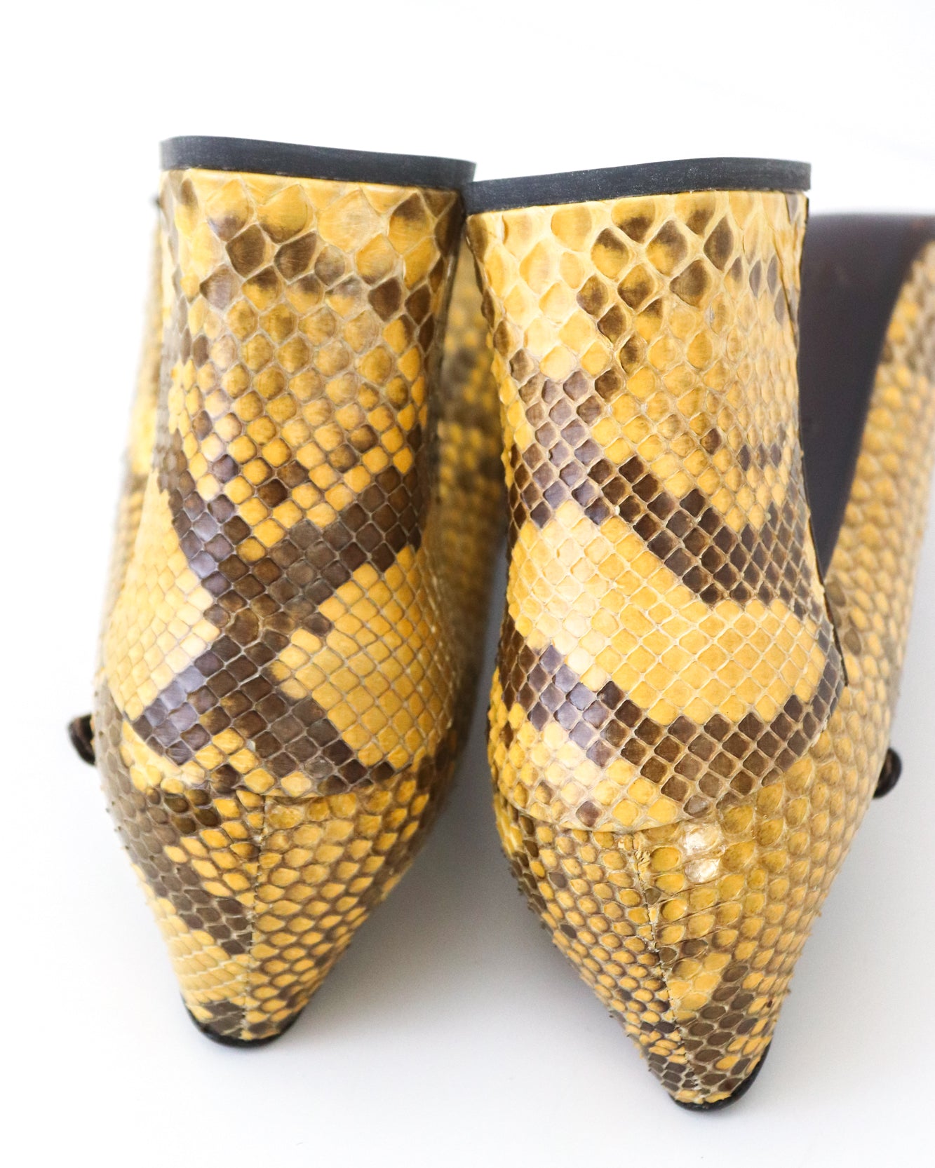 Vintage Prada Python Mary Jane Heels / 36 (US 6)