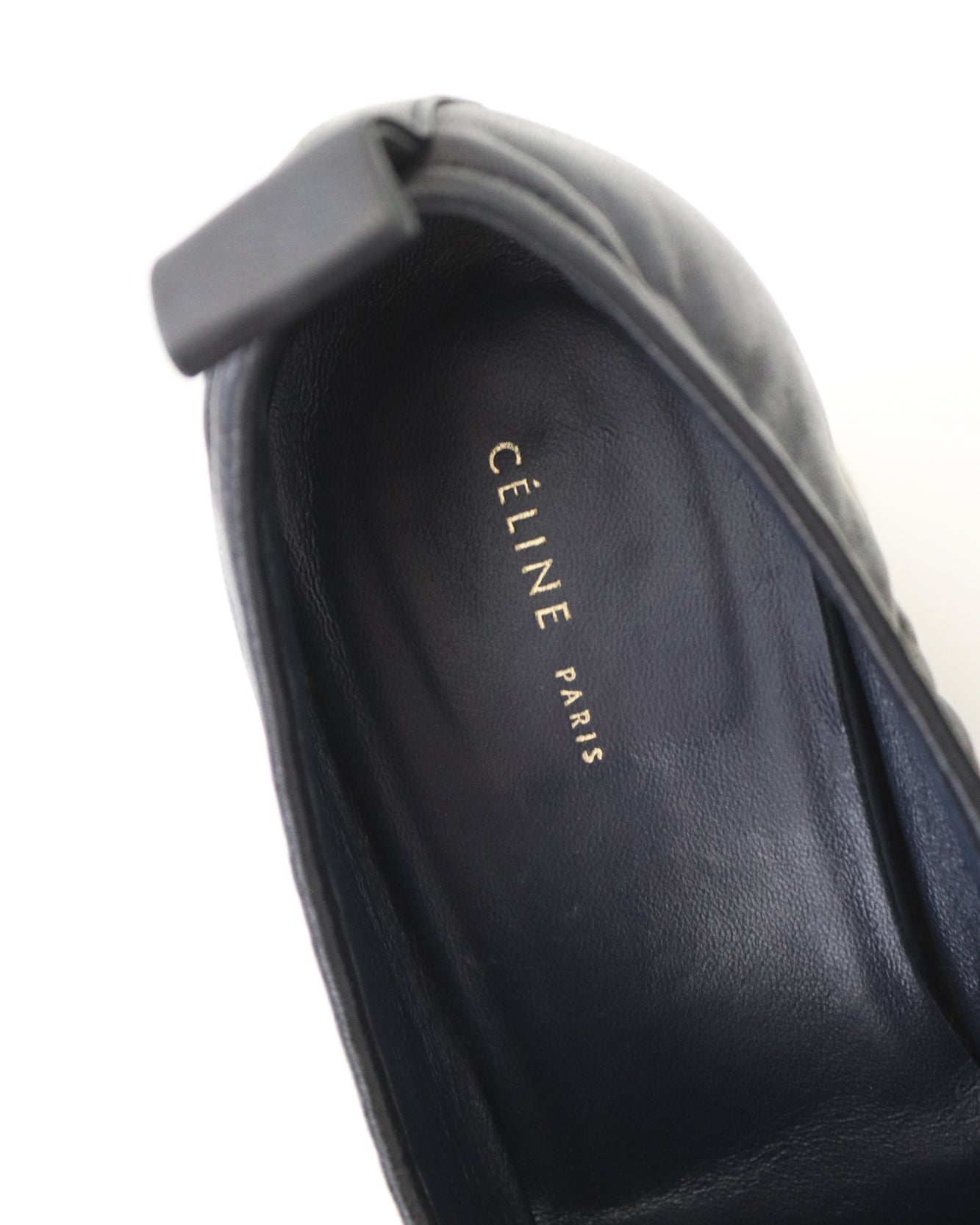 Celine S/S 2015 Phoebe Philo Runway Black Soft Ballerina Block Heels / 36 (US 6)