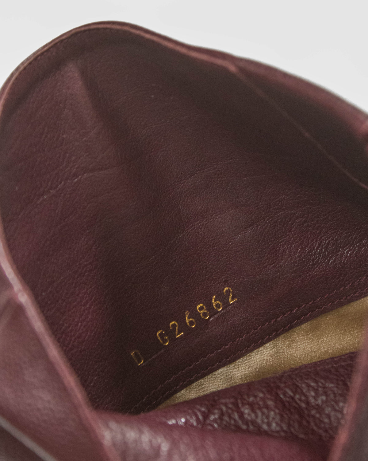 Vintage Chanel Burgundy Caviar Leather CC Logo Boots / 37 (US 7)
