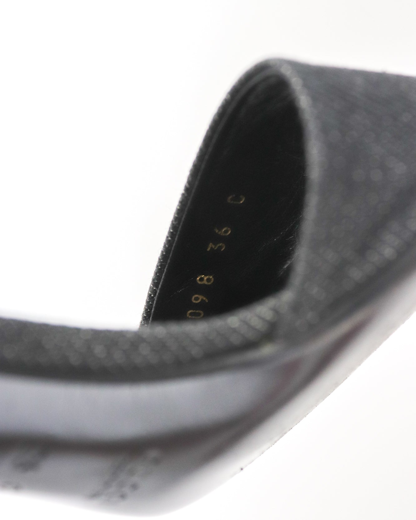 Vintage Gucci by Tom Ford Denim Mule Heels Logo Plates Detail / 36 (US 6)