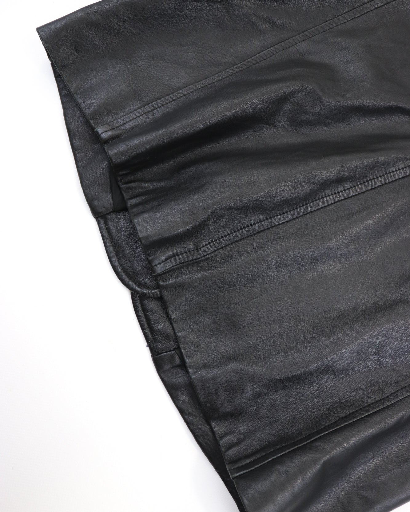 Vintage Calvin Klein Collection Black Soft Leather Blazer Jacket / 4 (XS-S)