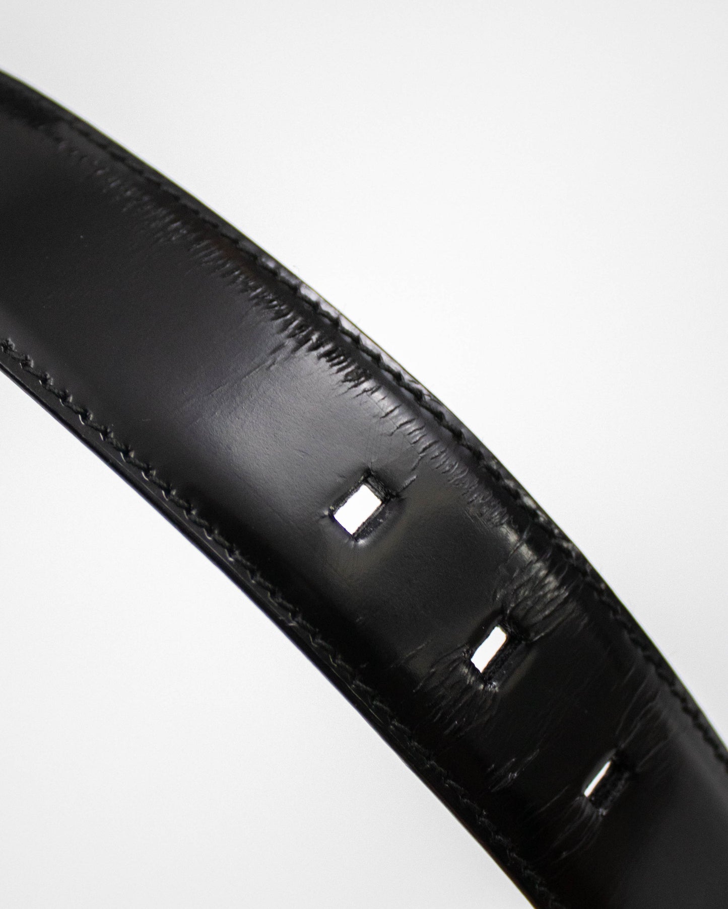 Vintage F/W 1996 Gucci by Tom Ford Black Leather Belt