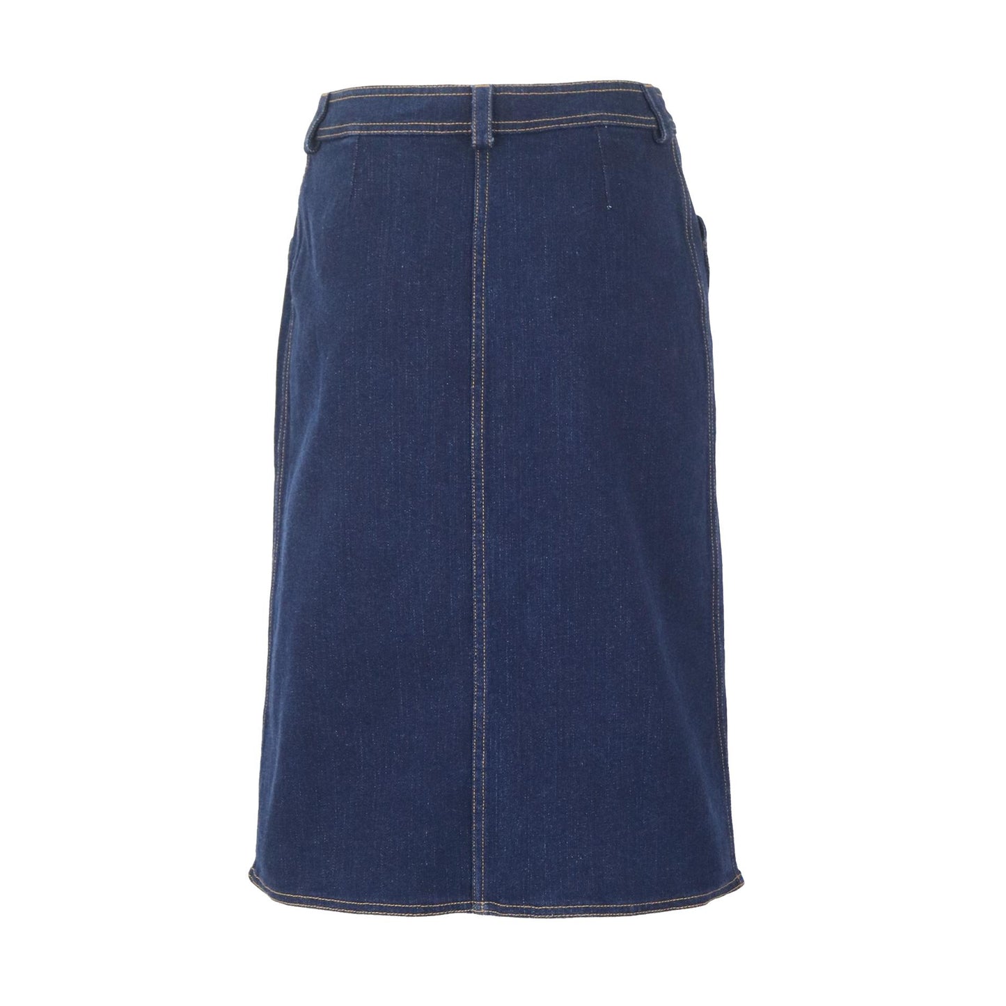Vintage 2005 Christian Dior Boutique Galliano Era Denim Midi Skirt Heart Shaped Pockets / IT 42 (S-M)
