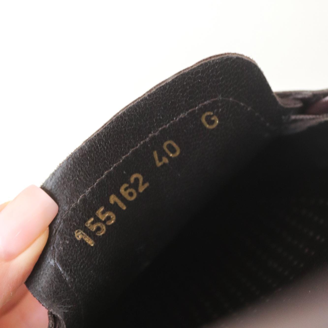 Vintage Gucci Guccissima Monogram Leather Loafers Moccasin Bamboo Horsebit Detail / 40 (US 10)
