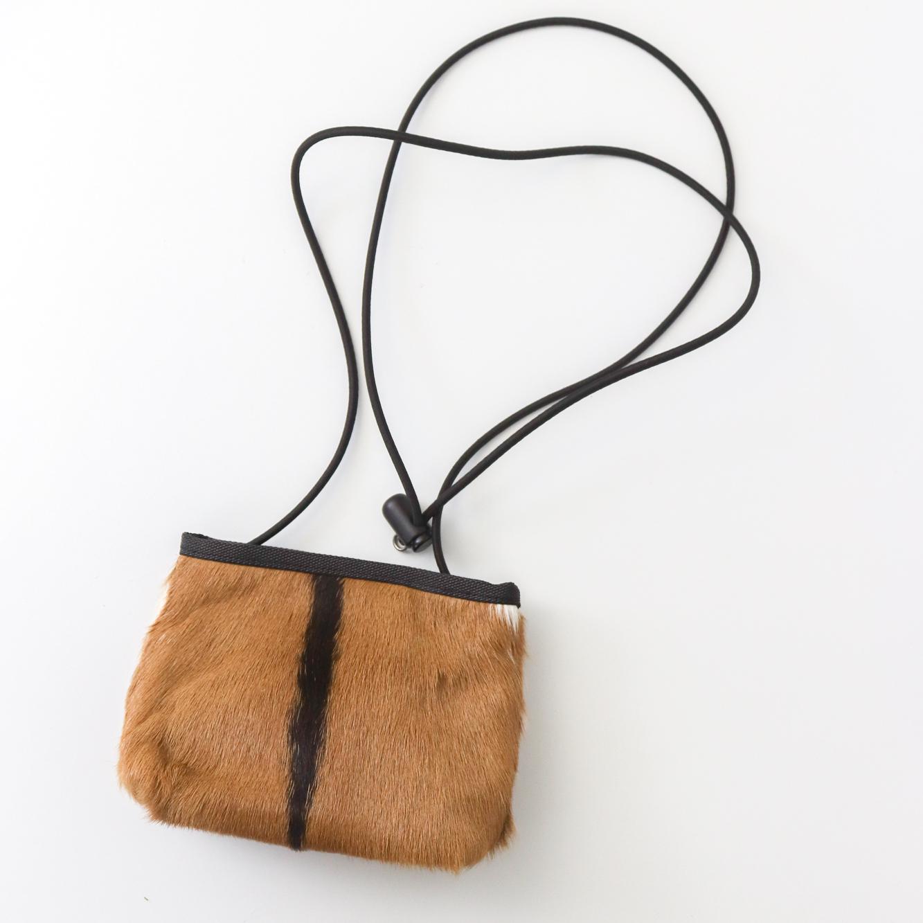 Vintage F/W 1999 Miu Miu Prada Real Fur Mini Crossbody Bag Small Pouch