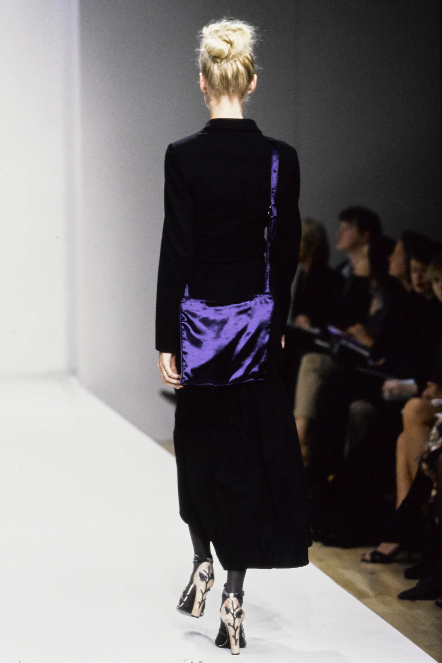 Vintage S/S 1997 Prada Vine Leaf Floral Applique Runway Heels / 37 (US 7)