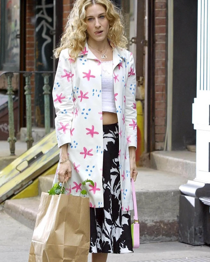 Vintage S/S 2001 Prada Floral Print Circle Midi Skirt / XS