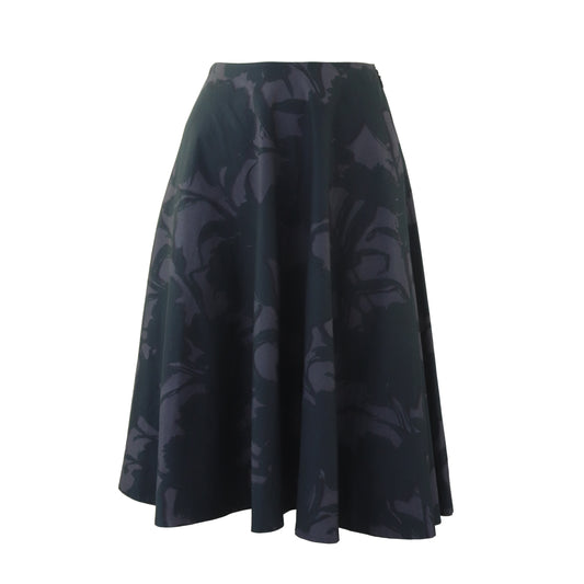 Vintage S/S 2001 Prada Floral Print Circle Midi Skirt / XS