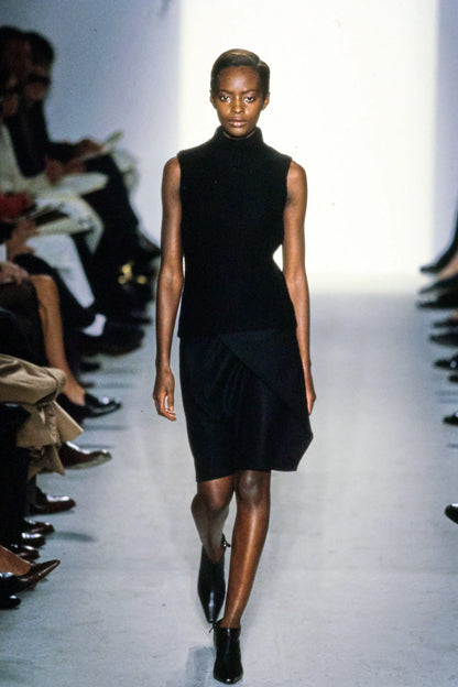 Vintage F/W 1997 Calvin Klein Collection Merino Wool Cashmere Blend Sleeveless Top / S-M