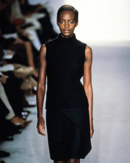 Vintage F/W 1997 Calvin Klein Collection Merino Wool Cashmere Blend Sleeveless Top / S-M