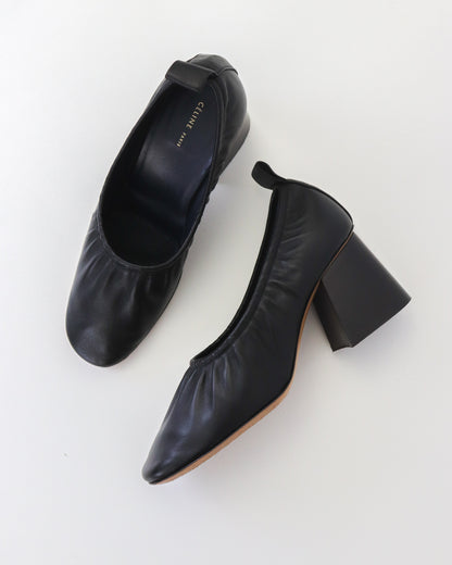 Celine S/S 2015 Phoebe Philo Runway Black Soft Ballerina Block Heels / 36 (US 6)