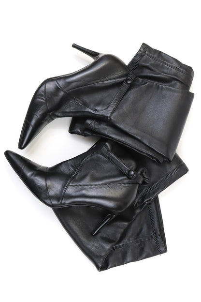 F/W 2005 Chanel Thigh High Iconic Runway Boots The Devil Wears Prada / 37 (US 7)