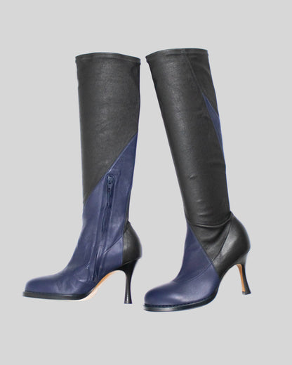 F/W 2017 Celine by Phoebe Philo Bicolor Runway Boots / 36.5 (US 6.5)