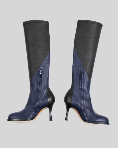 F/W 2017 Celine by Phoebe Philo Bicolor Runway Boots / 36.5 (US 6.5)