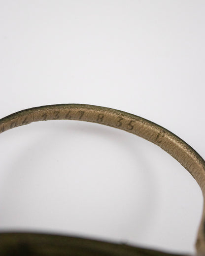 Vintage 1990s Gucci by Tom Ford Olive Satin Twisted Sandals / 35 (US 5)