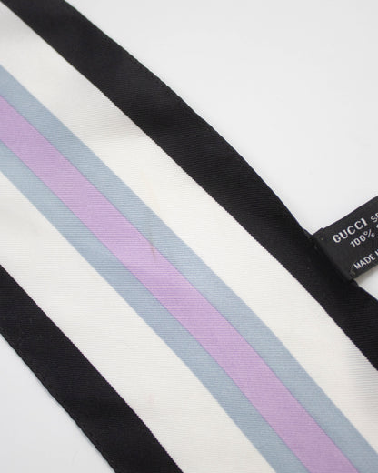 Vintage Gucci Resort 2009 Silk Seashell Print Scarf Tie Top