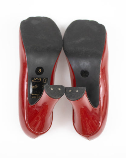 Vintage Vivienne Westwood Red Animal Toe Heels / 36 (US 6)