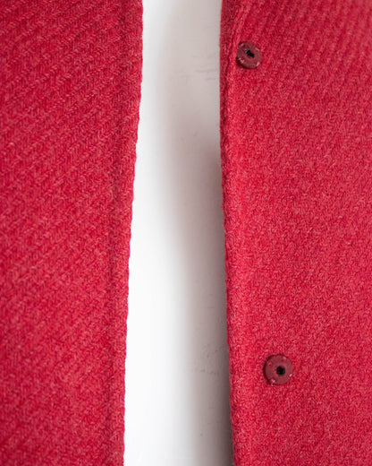 Vintage F/W 1998 Prada Runway Red Wool Panelled Coat / IT 38 (XS-S)