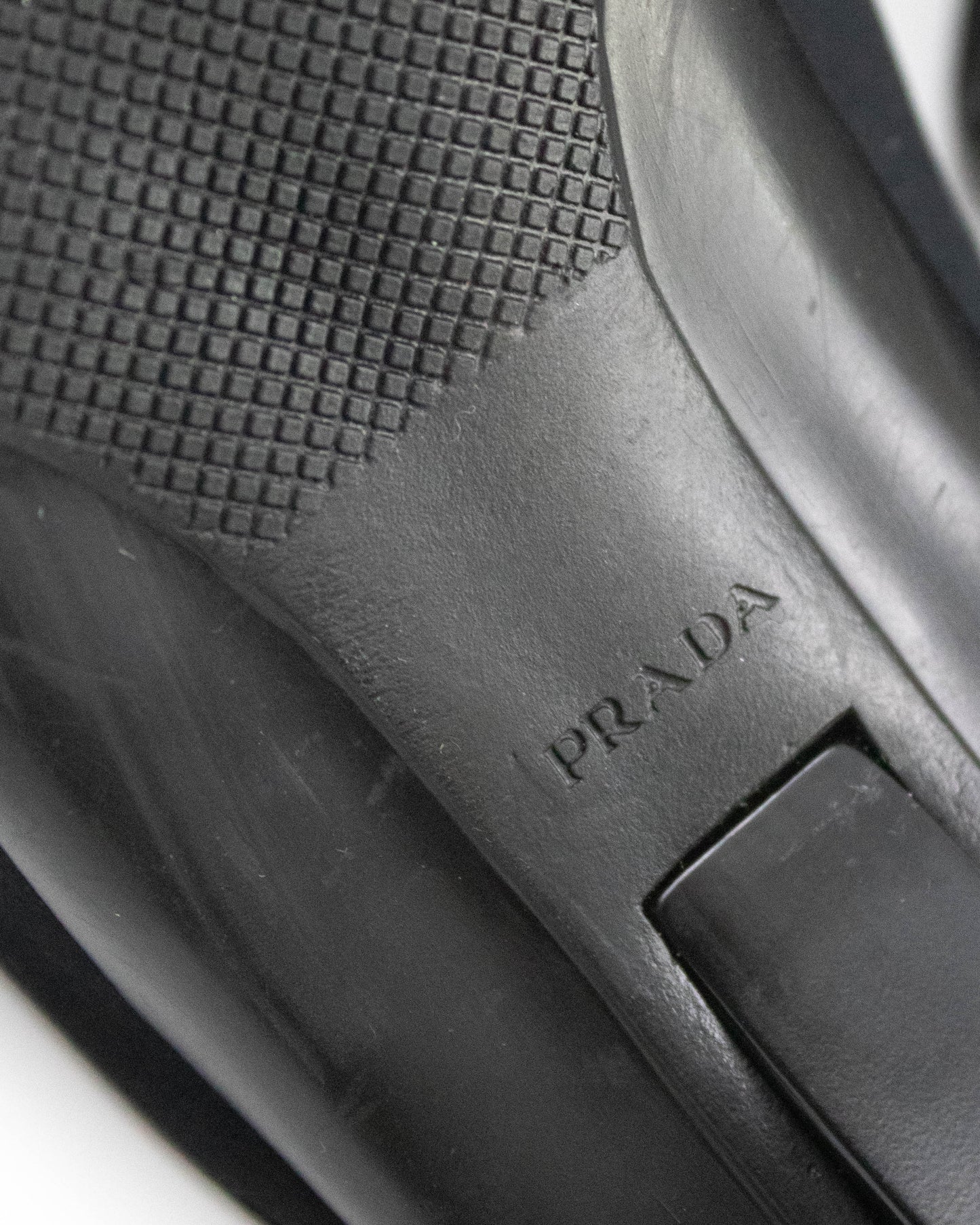 Vintage F/W 1999 Prada Black Nylon Kitten Heel Mules / 36.5 (US 6.5)