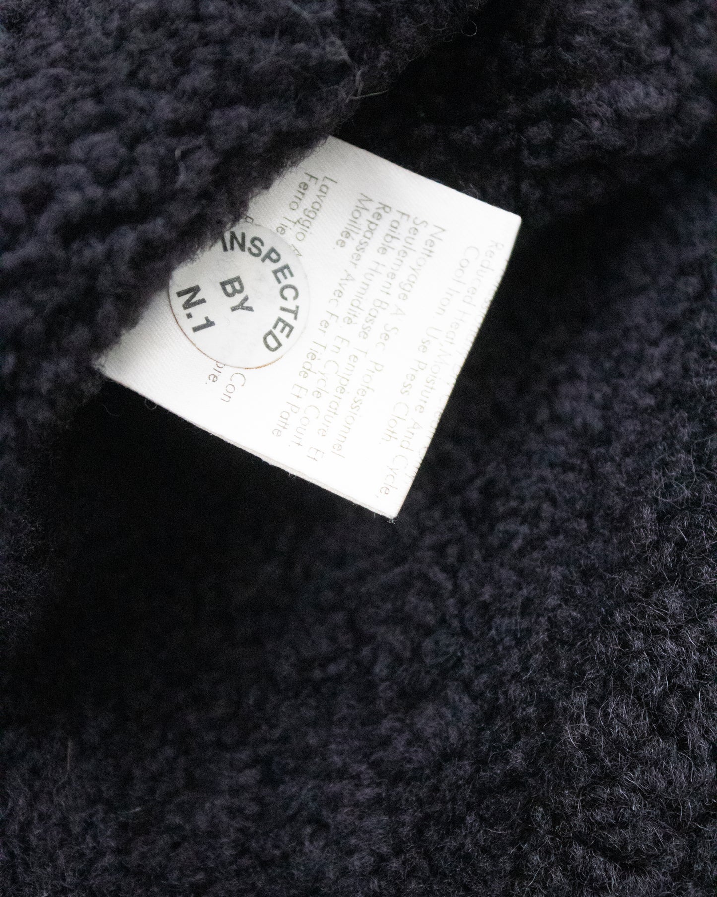 Vintage F/W 2001 Calvin Klein Collection Chocolate Brown Shearling Jacket / S-M