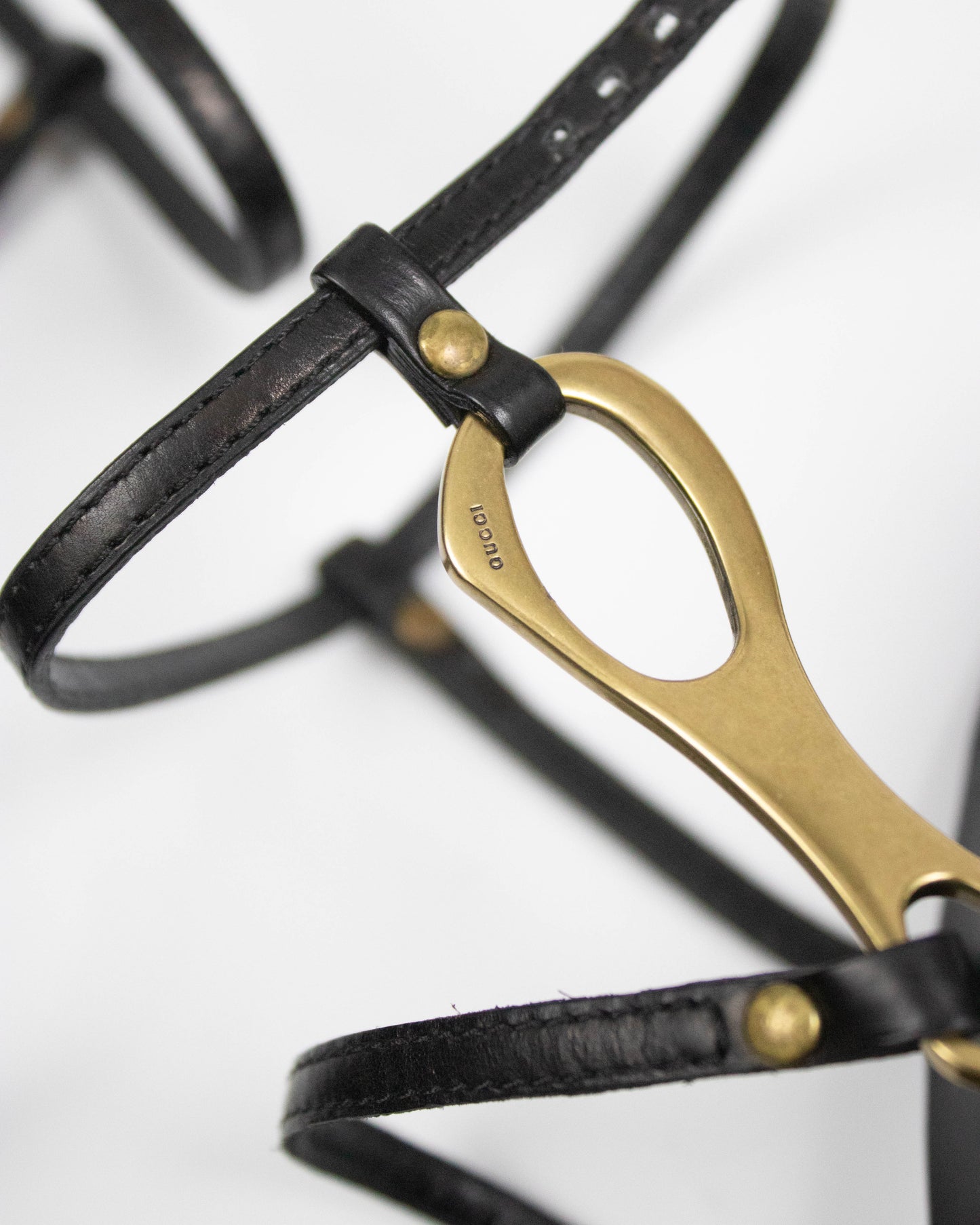 Vintage Gucci by Tom Ford Black Leather Horsebit Detail Pumps / 40 (US 10)