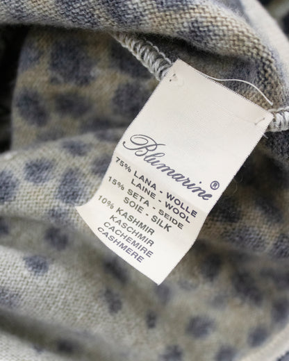 Vintage F/W 1994 Blumarine Anna Molinari Beaded Leopard Runway Tank Top / S-M