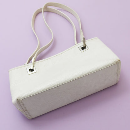 Vintage 2000s Gucci by Tom Ford Reptile Leather Logo Small Shoulder Bag