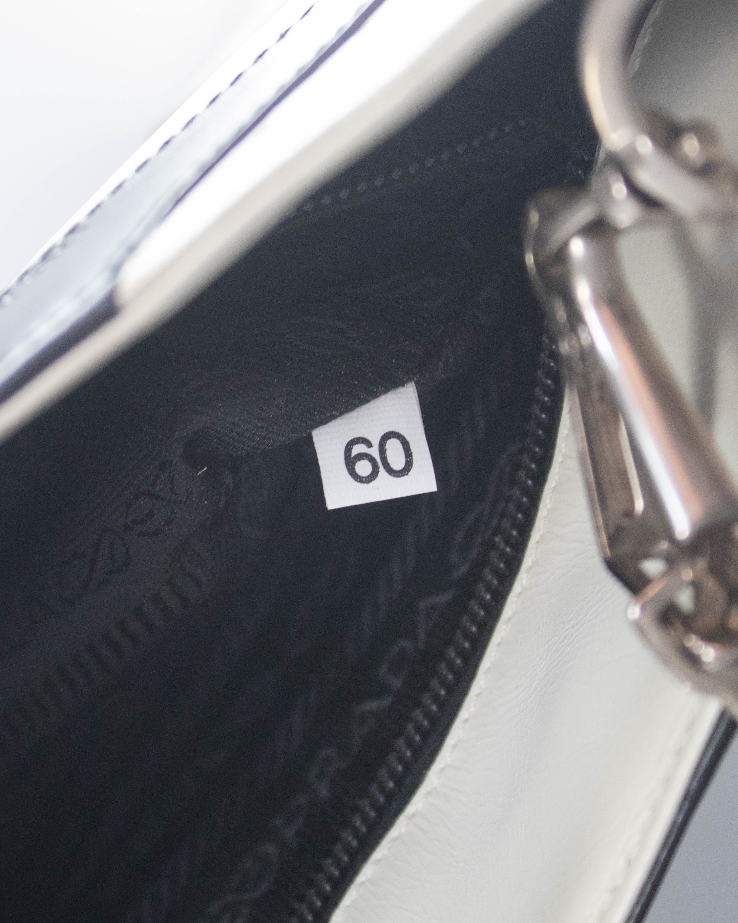 Vintage S/S 2000 Prada Vitello Drive Perforated Leather Shoulder