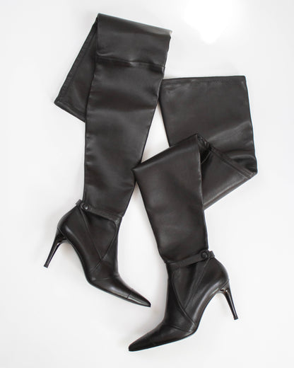Vintage F/W 2005 Chanel Thigh-High Iconic Runway Boots / As seen in The Devil Wears Prada / 36.5 (US 6.5)
