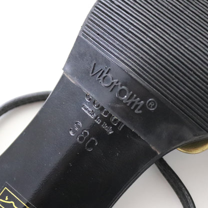 Vintage Gucci by Tom Ford Black Kitten Heel Mules Horsebit Detail / 38 (US 8)