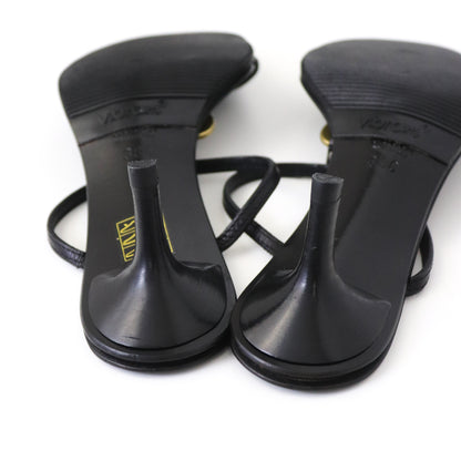 Vintage Gucci by Tom Ford Black Kitten Heel Mules Horsebit Detail / 38 (US 8)