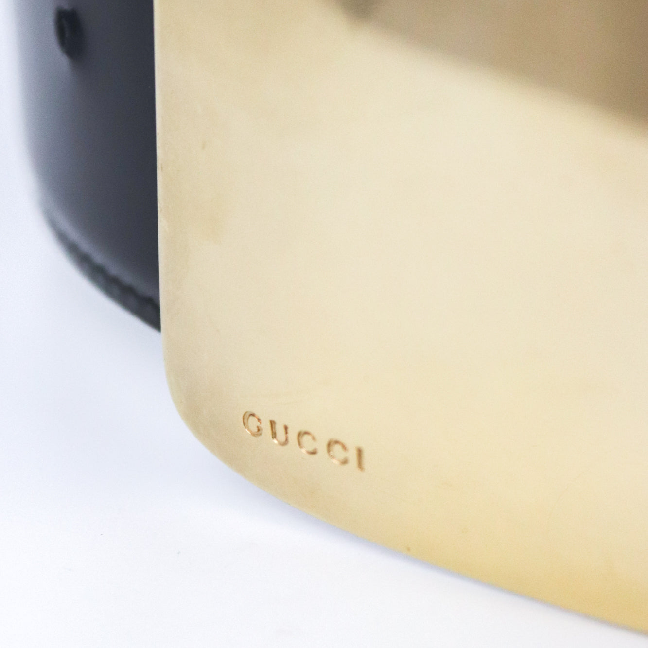 Vintage F/W 1996 Gucci by Tom Ford Iconic Oversized G Buckle Waist Belt / XS