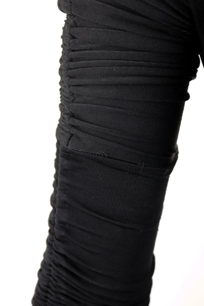 Vintage S/S 2003 Dolce&Gabbana Drawstring Ruched Bodycon Runway Dress / IT 40 (XS)