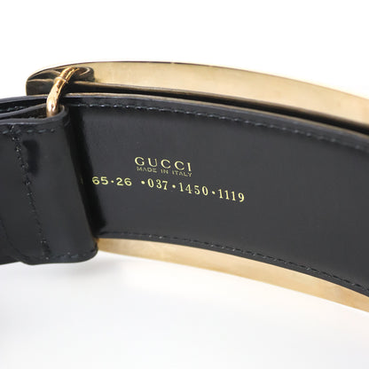 Vintage F/W 1996 Gucci by Tom Ford Iconic Oversized G Buckle Waist Belt / XS