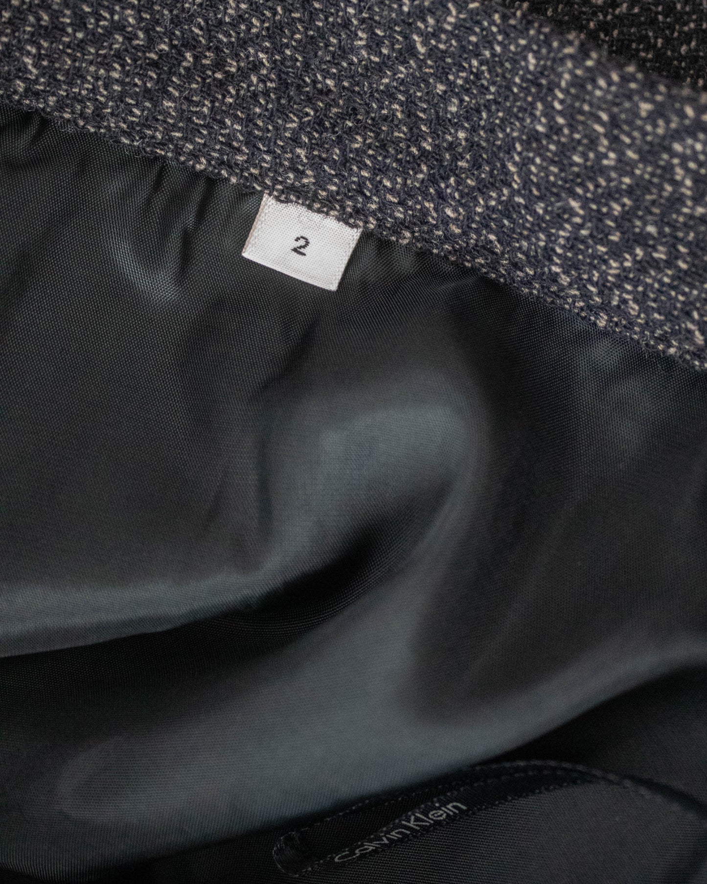 Vintage F/W 1995 Calvin KIein Collection Runway Skirt Suit / XS