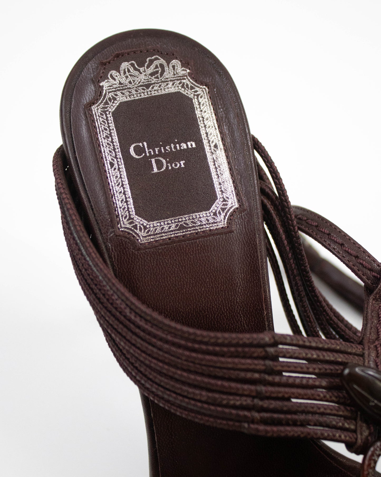 Vintage F/W 2007 Christian Dior by John Galliano Samourai Snake Detail Heels / 36 (US 6)