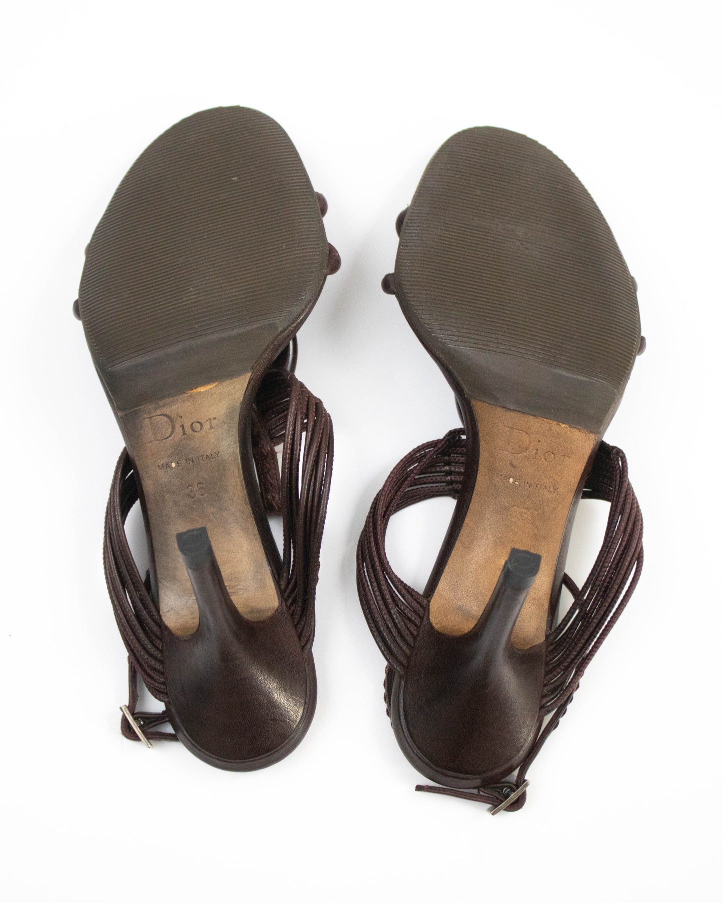 Vintage F/W 2007 Christian Dior by John Galliano Samourai Snake Detail Heels / 36 (US 6)