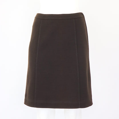 Vintage F/W 1996 Prada Brown Wool Nylon Skirt / IT 40 (XS-S)