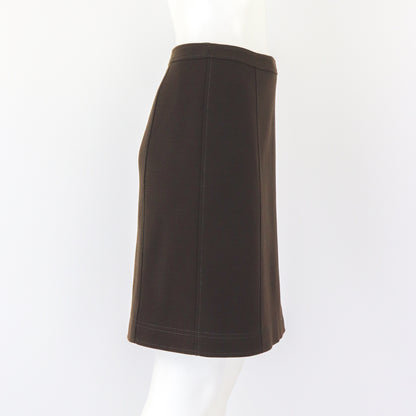 Vintage F/W 1996 Prada Brown Wool Nylon Skirt / IT 40 (XS-S)