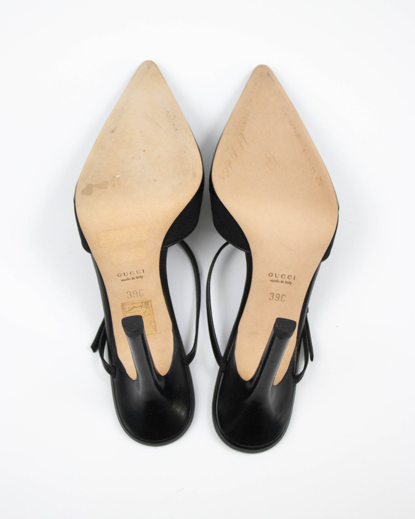 Vintage 2002 Gucci by Tom Ford Pointed Toe Mule Heels / 39 (US 9)